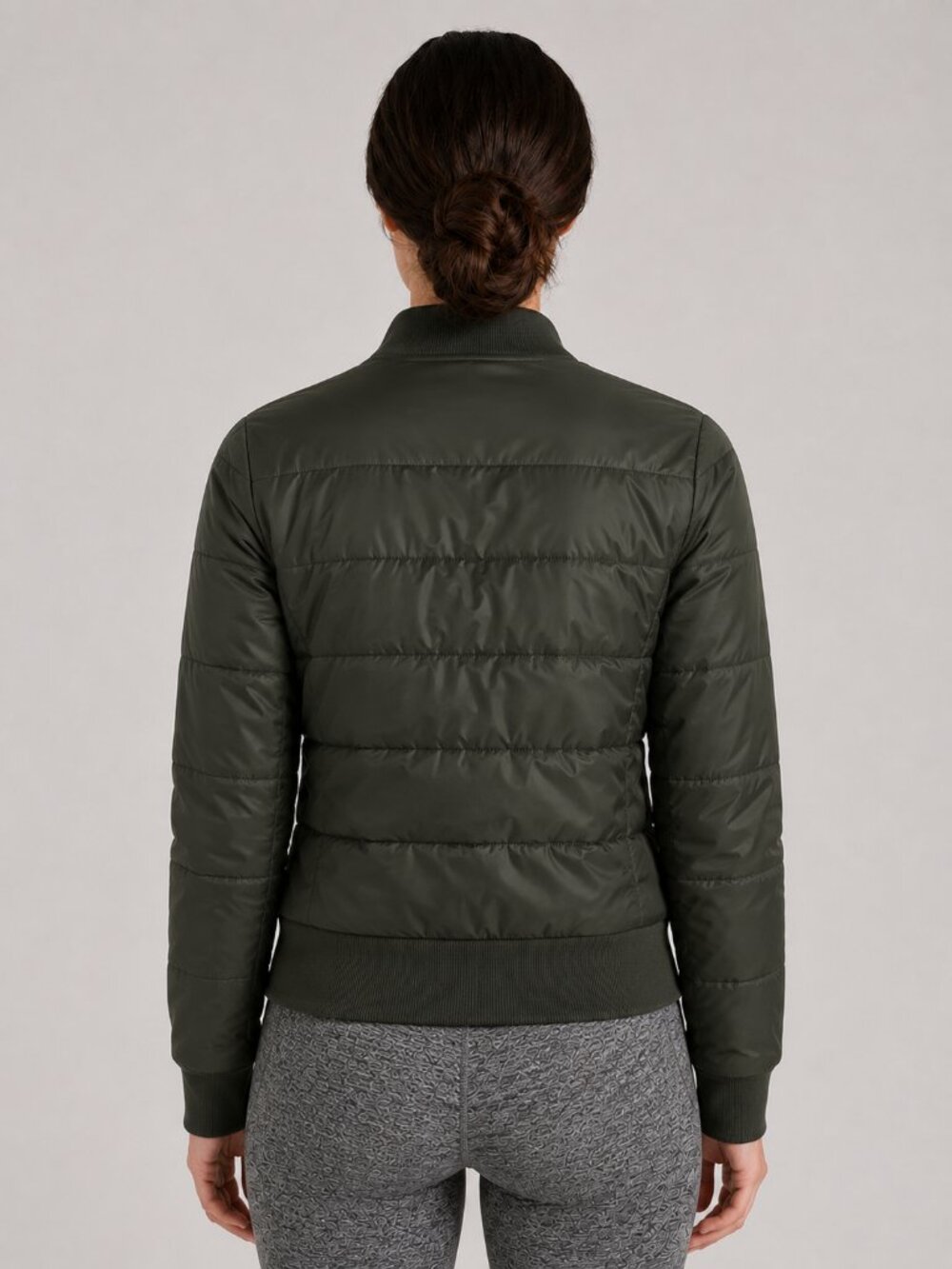 Lululemon Bomber Green Zippered Jacket With Pockets - Picture 3 of 7